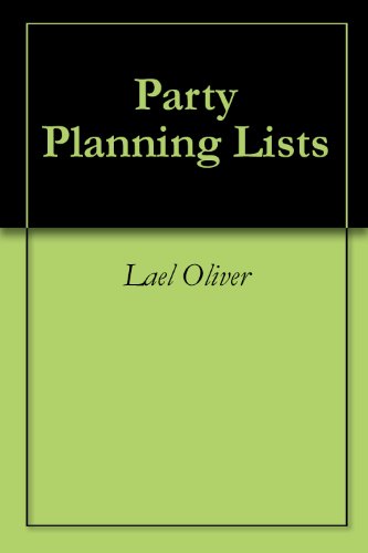 Party Planning Lists