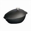 Staub 2.15 Quart Mussel Pot with Stainless Steel Knob, Black Matte