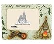 Camping Theme Photo Frame, 4x6 (Raised Accents)