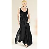 TADASHI LACE CROCHET STRAP GOWN