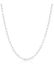 14k Gold Twisted Oval Link Chain Necklace
