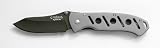 Camillus Carbonitride Titanium  Silver Wide Blade Folding Knife, 8- Inch