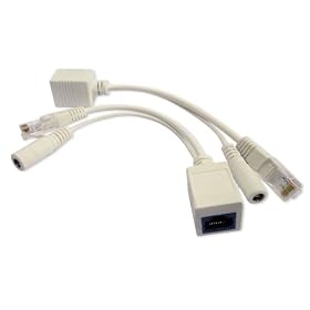 POE Passive Power Over Ethernet Adapter Injector Extractor Kit CAT5 (Injector and extractor both included)