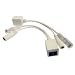 POE Passive Power Over Ethernet Adapter Injector Extractor Kit CAT5 (Injector and extractor both included)