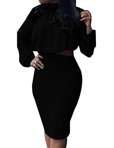 Allegrace Women Sexy Long Sleeve Turtleneck Cloak Cape Bodycon Party Evening Dresses