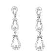 Sterling Silver CZ Fashion Earrings