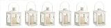 3 Large & 3 Small White Lanterns - Standard Shipping Only