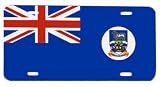 Falkland Islands Malvinas Flag Vanity Auto License Plate