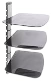 US Brown Bear DS-B3-Slvr Three Shelf AV Component Wall Mount (Silver)