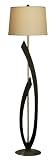 Willow Bend Mocha Coffee Wood Floor Lamp