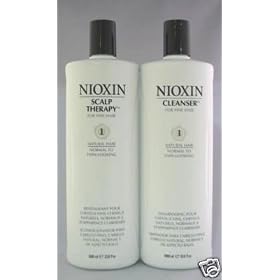 Nioxin System 1 Cleanser & Scalp Therapy DUO (33oz each)