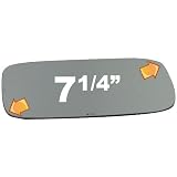 1983-1987 VOLVO 740 Flat, Passenger Side Replacement Mirror Glass by Automotive Mirror Glass