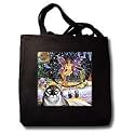 Cindy Thorrington Haggerty Earth Animals Spirits - Lucid Dreams of the Panther - Tote Bags