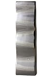 Ripple Porcelain Vase 18 Titanium