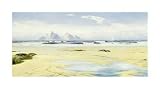 When The Tide Is Out, Pimn Bay, Cornwall - David James Art Print Poster - 26 x 14.5