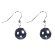 Sterling Silver Shell Pearl Grey Earrings