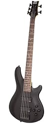 Schecter Damien-5 5-String Electric Bass (Satin Black)