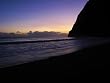 Sunrise on Waimanu Beach, Big Island, Hawaii - Captivating Photographic Print by Brendan Reals