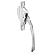 Slide-Co 1760-W Casement Locking Handle, White, Diecast (Single Pack)