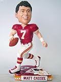 KANSAS CITY CHIEFS MATT CASSEL HELMET BASE BOBBLEHEAD