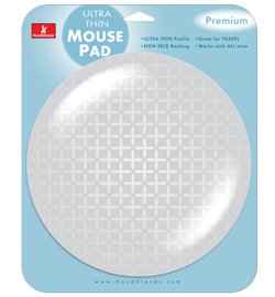 White Ultra Thin Mousepad