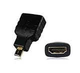 M&L Mobiles® | Adapter HDMI <-> HDMI Micro D ( HDMI 1.4 ) für Samsung Digimax WB200 | WB210 | WB600 | WB610 | WB650 | WB700 | WB2000 | WB2500 | WB5000 | WB5500