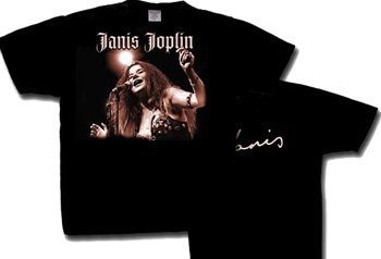 Janis Joplin BOOGIE Classic Rock Adult T-shirt