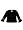 Next Concept - Girls Long Sleeved Velvet Top, Black (Size 3)
