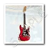 Super Strat pictured - 6x6 Iron On Heat Transfer For White Material