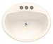 American Standard 3420.403.222 Affinity Americast Brand Engineered Material Countertop Sink with Faucet Holes on 4-Inch centers, Linen