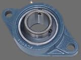 1 Mounted Bearing UCFL205-16 + 2 Bolts Flanged Cast Housing