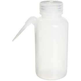 Nalgene Unitary Wash Bottle,  LDPE, 250mL (Pack of 4)