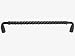 Top Knobs-Normandy Collection M677 Twisted Bar Handle in Patine Black