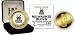 MILWAUKEE BUCKS 24KT GOLD AND COLOR TEAM COIN