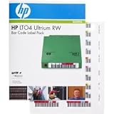 HP RW Bar Code Label. 100PK LTO4 RW DATA/10PK CLEANIN BARCODE LABELS UNIQUELY SEQUENCED TAPLBL. 1 Pack