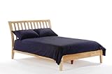 Full Nutmeg Platform Bed (Natural) (41.375"H x 58.875"W x 84.25"D)