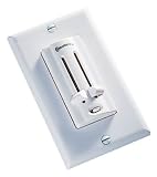 Casablanca W28W Dual 4-Speed Fan/Light Dimming Slide White