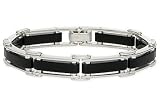 Black Onyx and Sterling Silver Bracelet