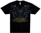 AVENGED SEVENFOLD - Snake Eyes - Black 30/1 Singles Cotton Slimfit T-shirt