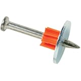 Ramset Powder Fastening Systems 1524SDP 3-Inch Washered Pins, 100 Pack