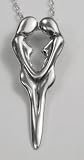 Lesbian Pride Pendant in Sterling Silver [Jewelry]