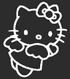 Hello Kitty Sticker 5.