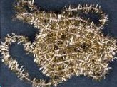 Dollhouse Miniature Gold Garland for Decoration