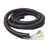 Black Split Loom Tubing - 3/8