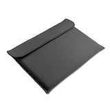 Durable Water Resistant Laptop 12 12-inch Black Neoprene Sleeve Slip Case for Dell, HP Hewlett Packard Pavilion, Apple Macbook and Toshiba Notebook