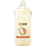 Citra Dish Natural Dish Soap Liquid, Mango Tangerine, 25-Ounce Bottles
