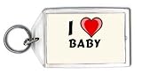 I Love Baby Keychain