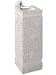 Haws 3121 Portland Gray Cement with Exposed Aggregate Concrete Pedestal Drinking Foun...