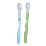 Best Price green sprouts 2 Pack Silicone Feeding Spoon, Boy