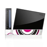Design Skins for Nintendo Wii Sockel - Pink Circles Design Folie